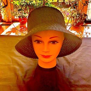 Exquisite Black Polyester Bucket Hat